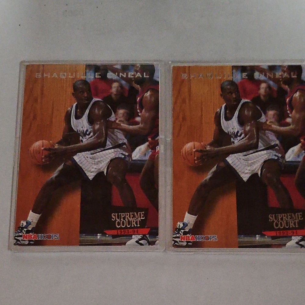 2 1994 Sky Box SUPREME COURT SHAQ CARDS Basketball Trading Cards